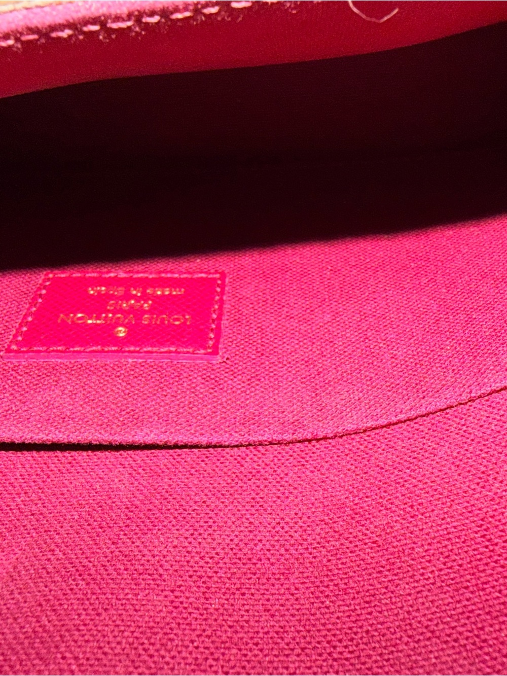 Louis Vuitton Monogram Envelope Wallet with Red Card Holder - Picture 7 of 8